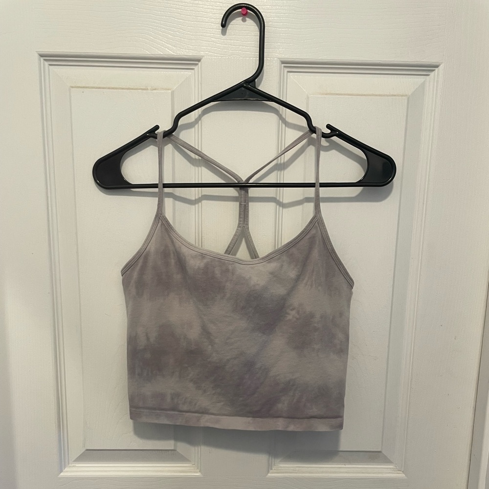 PINK workout top with built in bralette